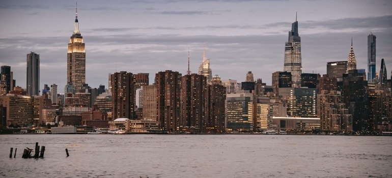 View of Manhattans skyline 