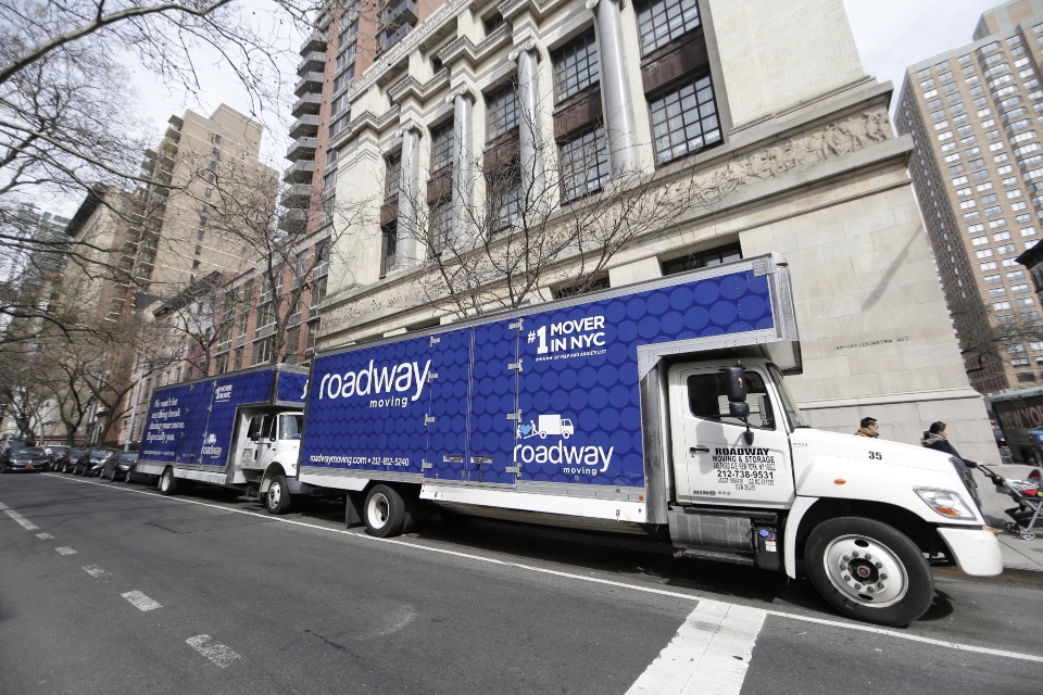 roadway truck on the street