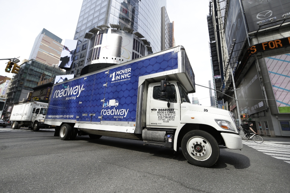 Roadway truck on the streets of NYC