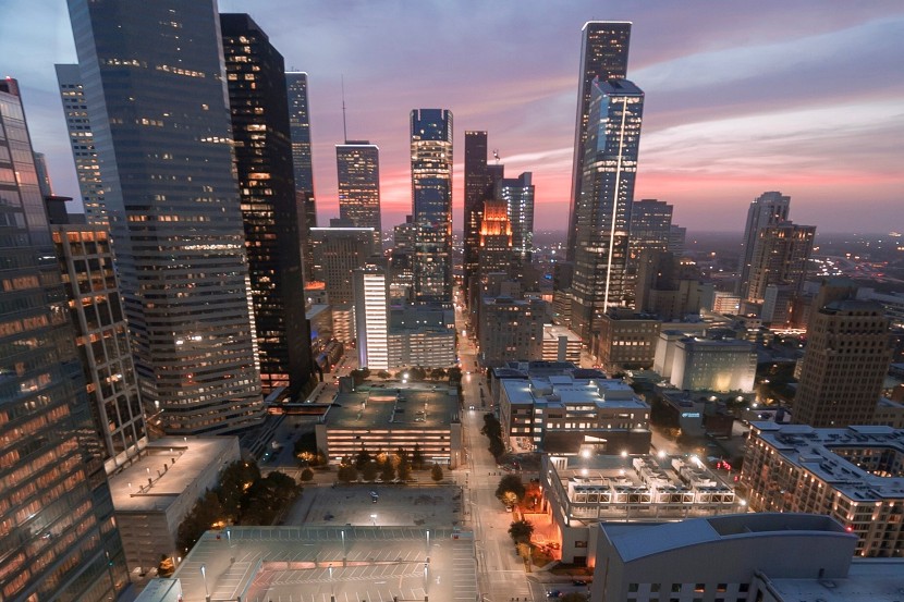 Houston downtown city