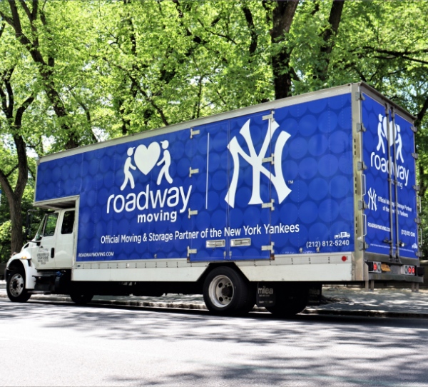 Roadway Moving's truck in NYC