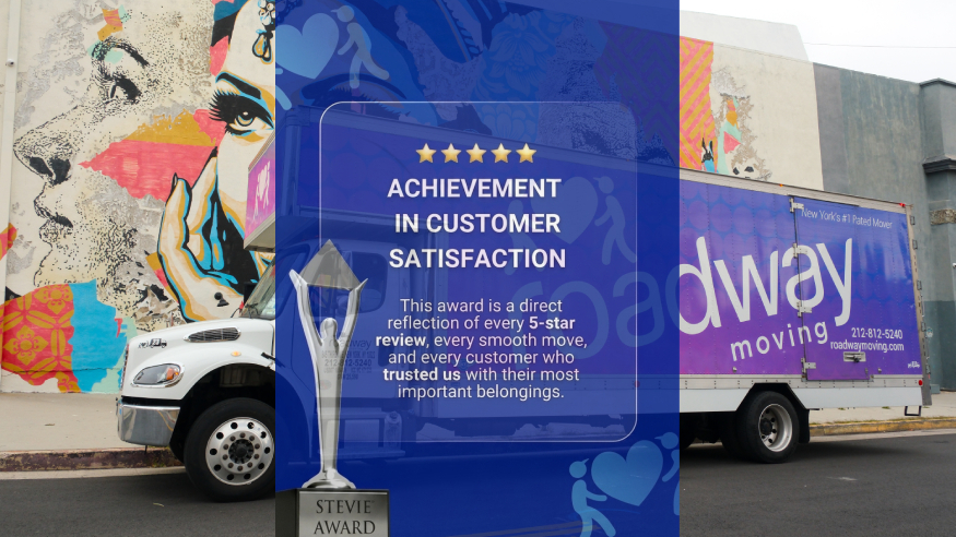 Roadway Moving Wins Silver Stevie Award 2026