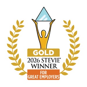 Gold Stevie Award Winner badge