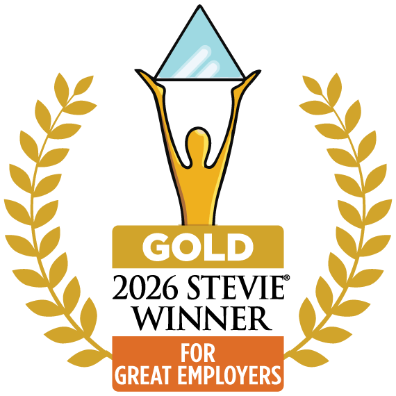Gold Stevie Award 2026 badge – Stevie Awards for Great Employers