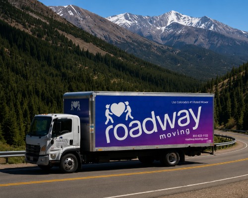 Roadway Moving truck in Denver