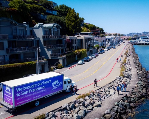 Roadway Moving trucks in San Francisco