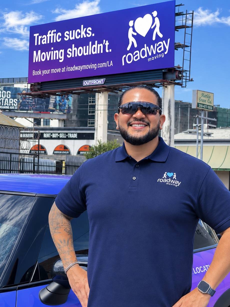 Roadway Moving billboard at Santa Monica and Sawtelle with Bryan